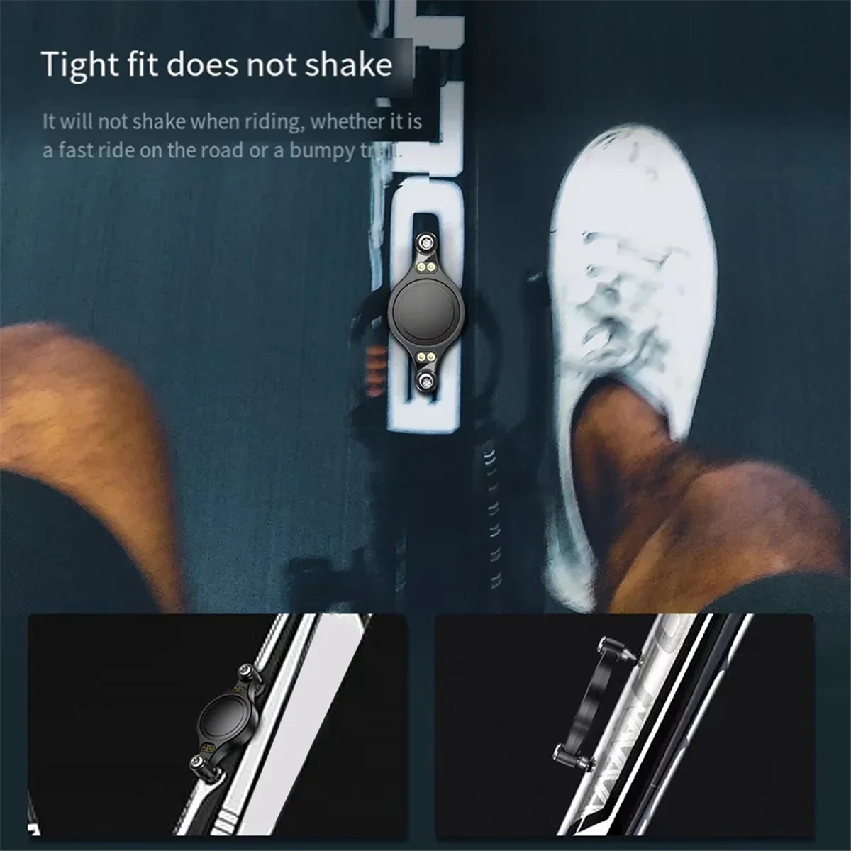 حامل دراجة مضاد للسرقة من CoverJoy لجهاز AirTag، حافظة مخفية مقاومة للماء، تركيب خفي، متتبع الدراجة، ركوب الدراجات #5