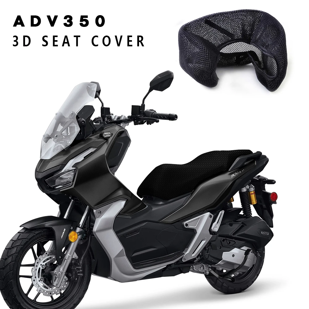 

For Honda ADV350 ADV 350 2022 Motorcycle Accessories 3D mesh elasticity Protecting Cushion Seat Cover Nylon Fabric Saddle