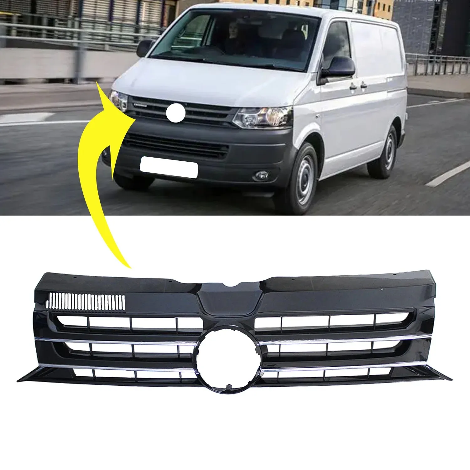 

For Volkswagen MULTIVAN T5 FRONT GRILLE OE 7E5 853 651 D Original Replacement Auto Part
