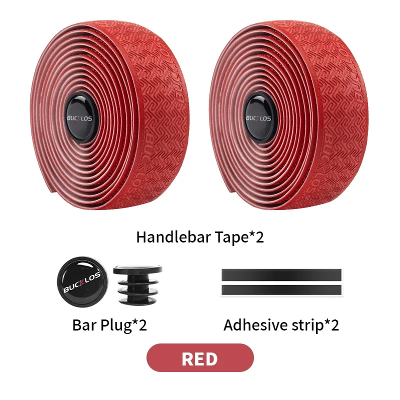 BUCKLOS Fahrradlenkerbänder Rennrad Lenkerband Anti-Rutsch Wasserdicht Radfahren Bar Wrap Rennrad Zubehör