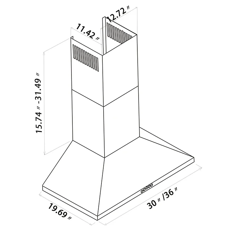 hot selling kitchen hoods venthood decorative commercial hood wall mounted range hood for kitchen