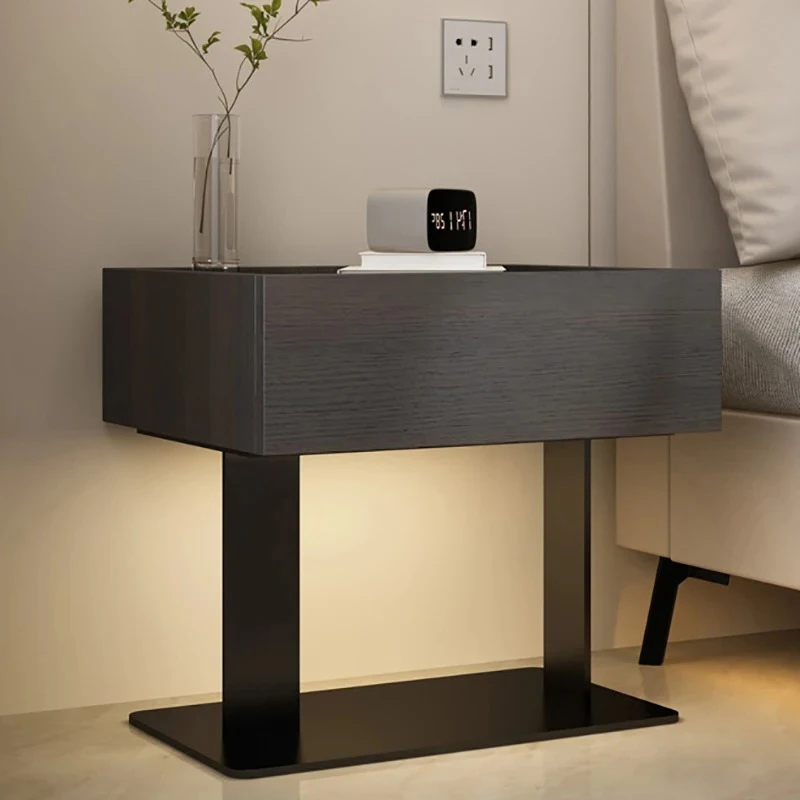 طاولة بجانب السرير عصرية داخلية حديثة من Nordic Bauhaus فريدة من نوعها وآمنة منضدة مصممة فاخرة لأثاث غرف النوم Mesitas De Noche #5