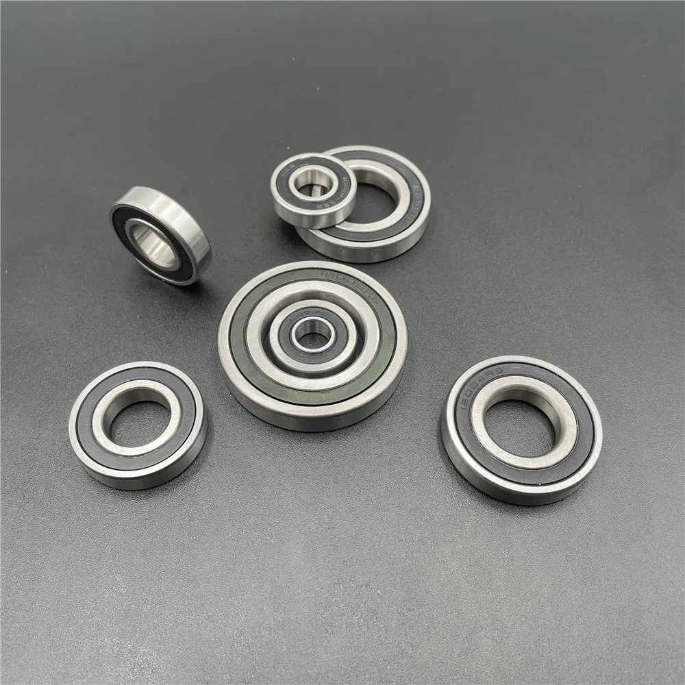 1-2pcs 16000 16001 16002 16003 16004 16005 2RS RS Double Rubber Sealed Deep Groove Ball Bearing Chrome Steel GCr15