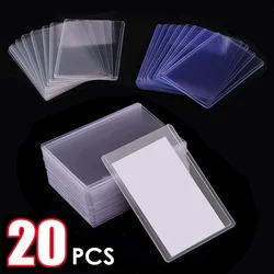 Fundas protectoras transparentes de PVC para tarjetas deportivas de baloncesto coleccionables, funda porta tarjetas de juego 35PT de 3x4 pulgadas