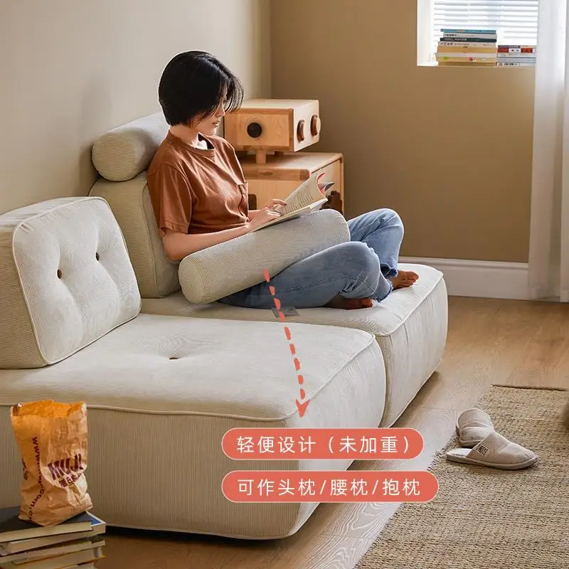 Sofa Modular Kombinasi Tofu Ruang Tamu Sheep Party, Tempat Tidur Variabel