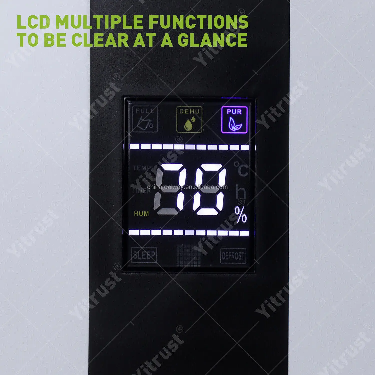 2200ML Dehumidifier Moisture Electric Air Purifier Home Absorb Drying Machine Australia Dehumidifier