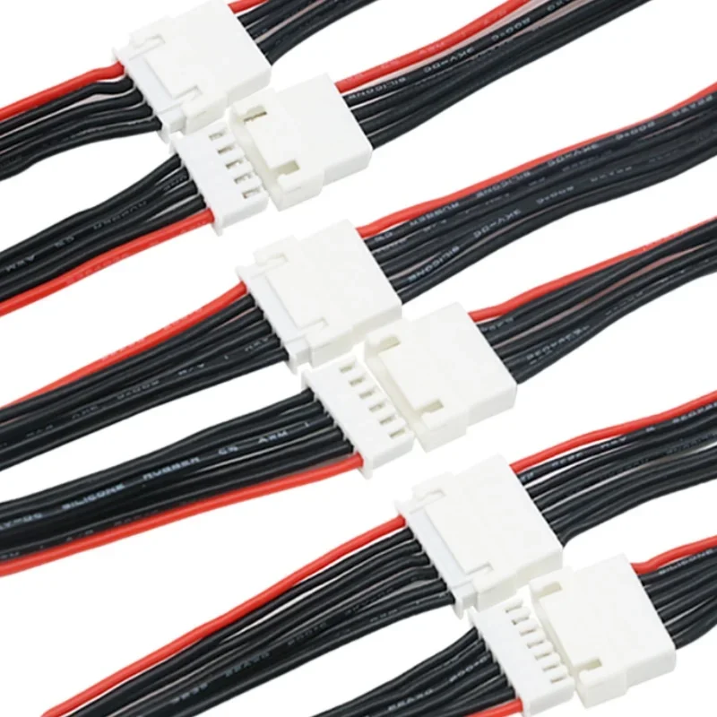 Cabo estendido de carregamento de bateria lipo 5 tamanhos 1s/2s/3s/4s/5s/6s/7s/8s 30cm 22awg JST-XH para carregador de equilíbrio modelo rc