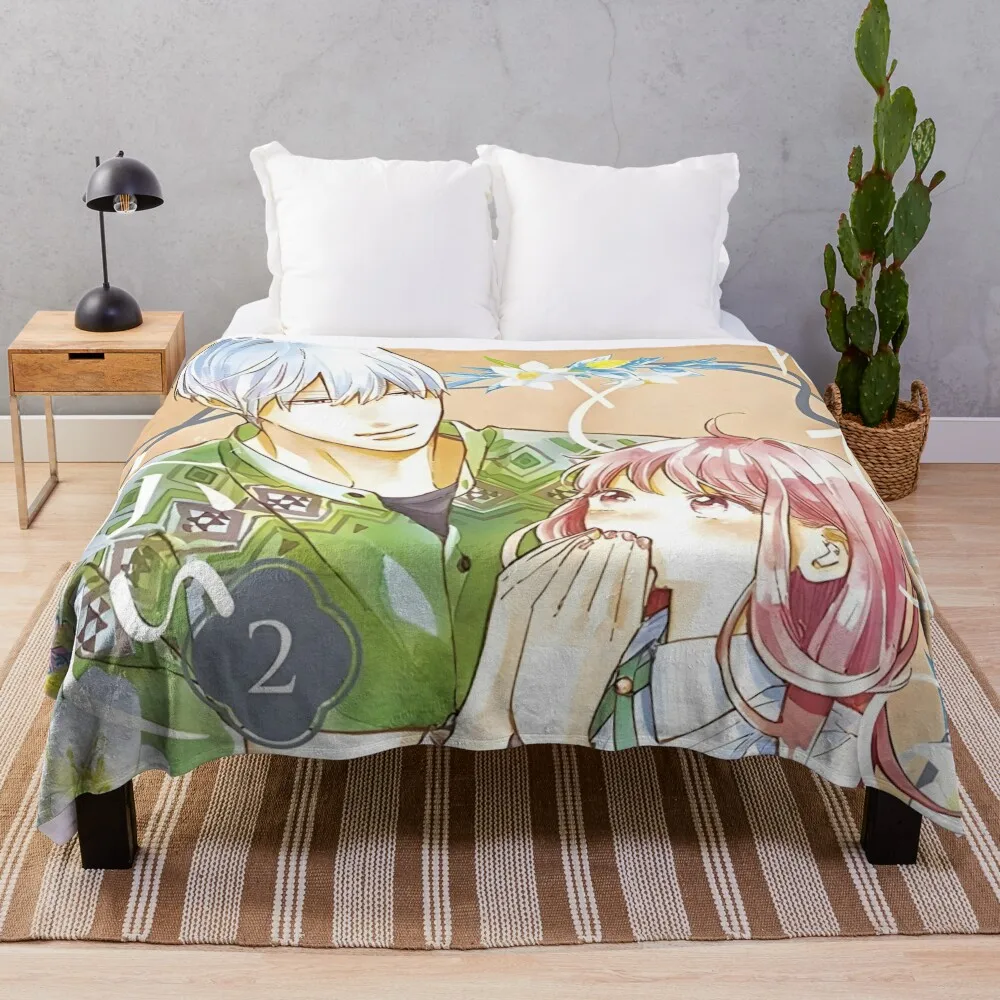 

A Sign of Affection Yubisaki to Renren - Nagi Itsuomi Itose Yuki Throw Blanket Travel Size Cozy Blanket for Plane Train