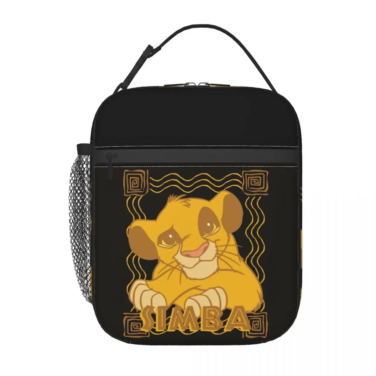 Custom The Lion King Simba Cub Insulated Lunch Bag Hakuna Matata Movie Cooler Thermal Food Lunch Box Resuable Tote Bags