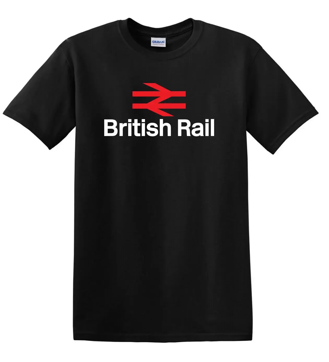 NEW BRITISH RAIL Retro Logo Heavy Cotton T-shirt Gift Kids Sizes from Small 5XL