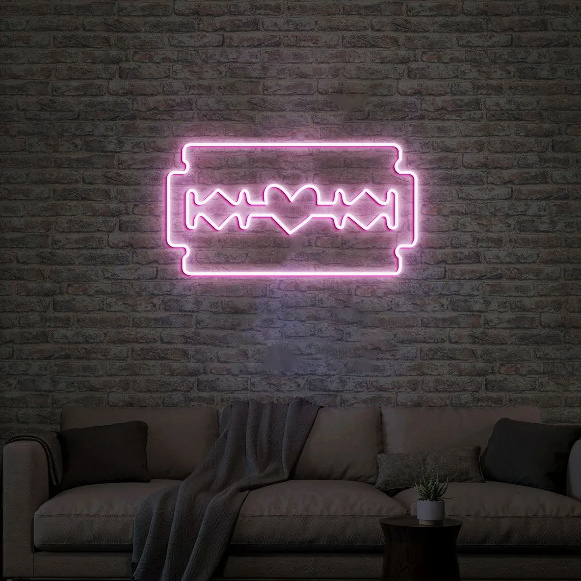 Twenty One Neon Sign Custom Birthday Gift Wall Art Decor 21 Twenty One Engagement Sign Bar Club Wall Neon Friend Birthday Gift