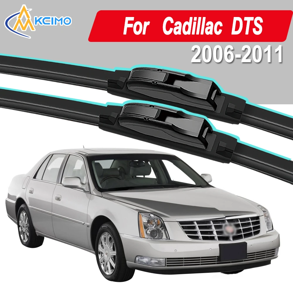 

Silicone Car Wiper Blades for Cadillac DTS 2006-2011 - All Weather Silent Wiper Blades, Quick Release Clip