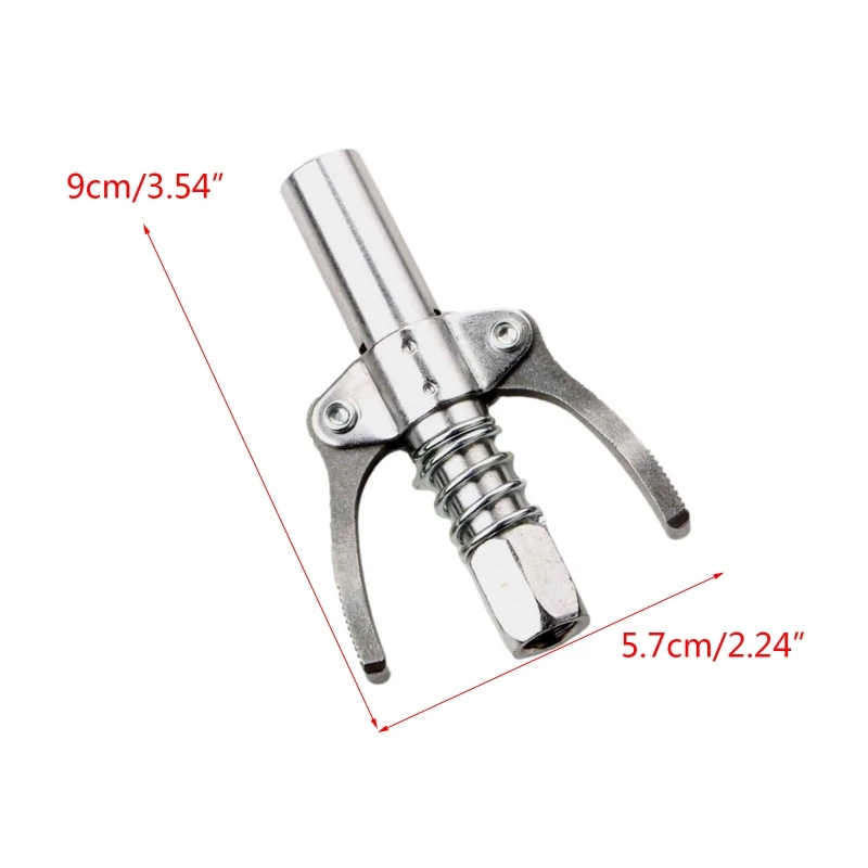 Nosel Kunci Coupler Gemuk NPT I/8 10000PSI Coupler Gemuk untuk Kunci Mudah Adaptor Gemuk Elektrik Udara