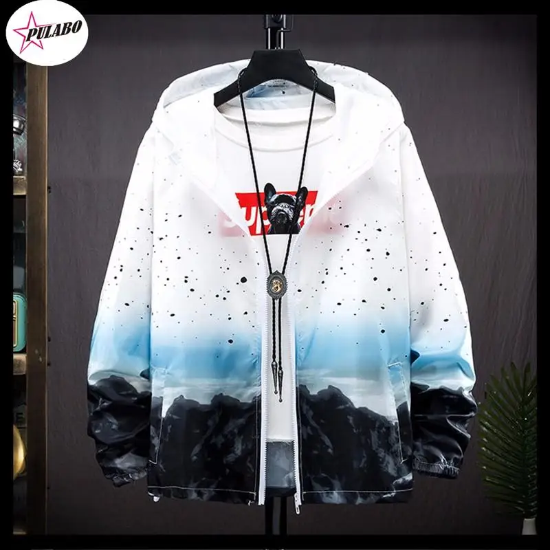 Fashion Printed Loose  Jacket Women Summer Windbreaker Female Thin Coat Sportwear Beach Sun-protective Blouse