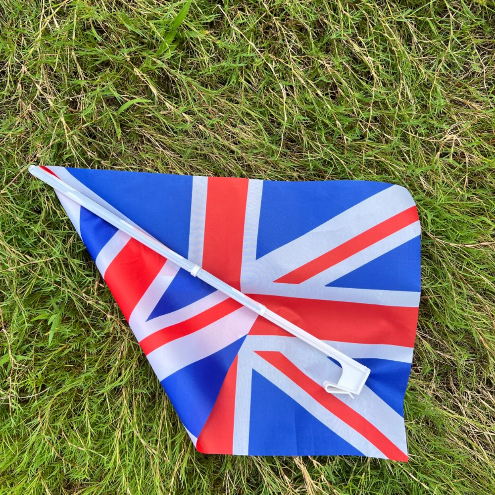 30x45cm  UK car flag 12x18inch UK England British flag  GB window flag bearer  waving flags