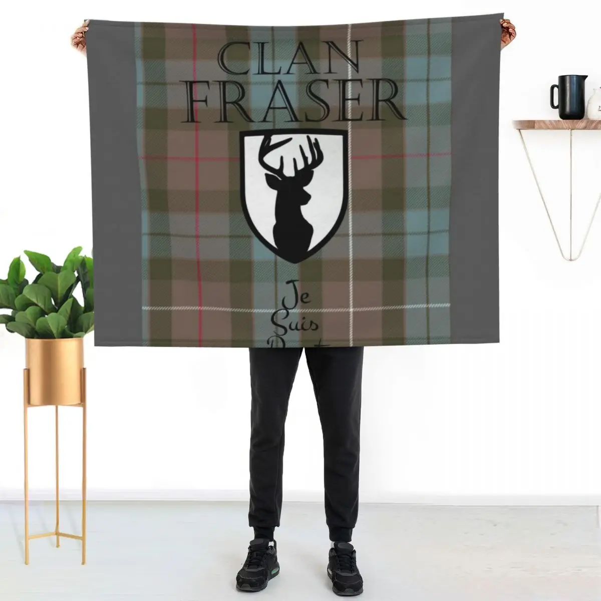 Outlander/Clan Fraser Throw Blanket Luxury St Soft Plaid Quilt Stuffeds Summer Beddings For Baby Blankets