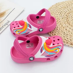 My Little Pony Disney Anime Junior Footwear Kawaii Cute Cartoon Outdoor Waterproof Sandals Eva Casual Beach Shoes Gifts