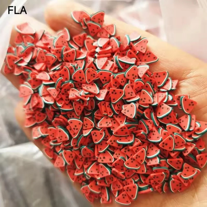 

500g/Pack Sliced Fruit Mix Clay Sprinkles Mini Strawberry Slices Fluffy Clear Slime Clay Home Decor,DIY Phone Case Decor