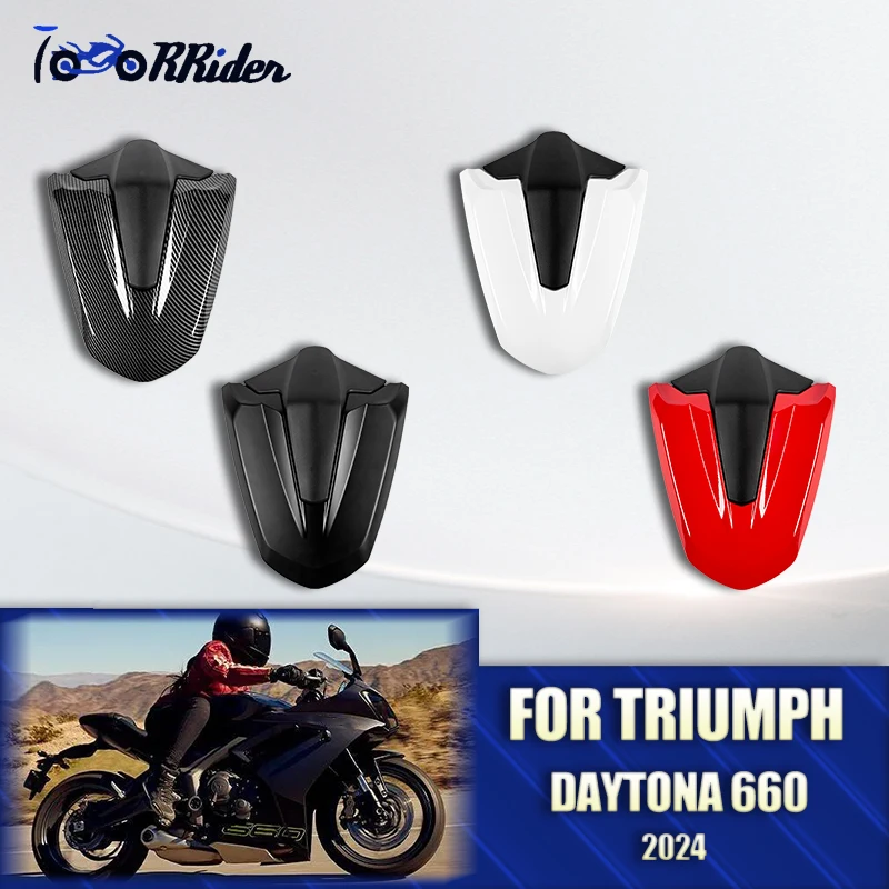 

Motorcycle Rear Passenger Pillion Fairing Seats Cowl Parts Rear Seat Cover For Triumph Daytona 660 2024 2025