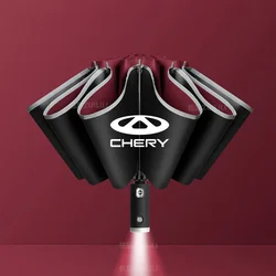 Car Automatic Folding Windproof Sunshade Umbrella For Chery Tiggo 3 4 5 7 Pro 7Plus 8 Plus Arrizo 7 GX 5x EQ7 Fulwin 2 A3 A5 QQ