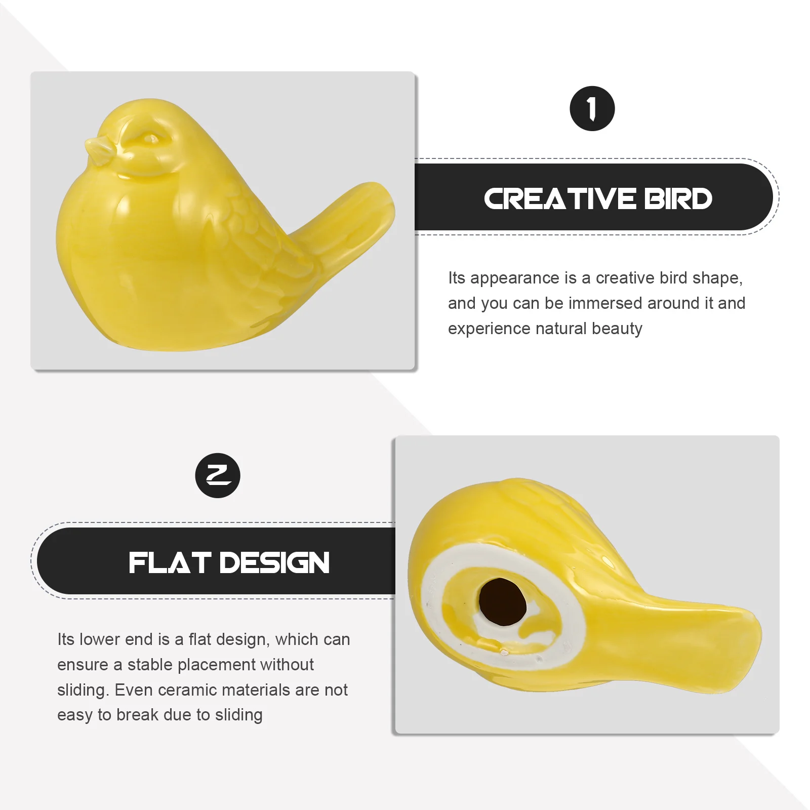 

Blue Glazed Ceramic Bird Sculpture Creative Courtyard Home Interior Decor Ceramic Birds Figurine