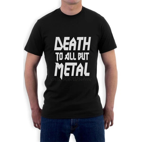 TO ALL BUT METAL T-Shirt Panther Slogan heavy steel metal Black Tee More Size and Colors big european size