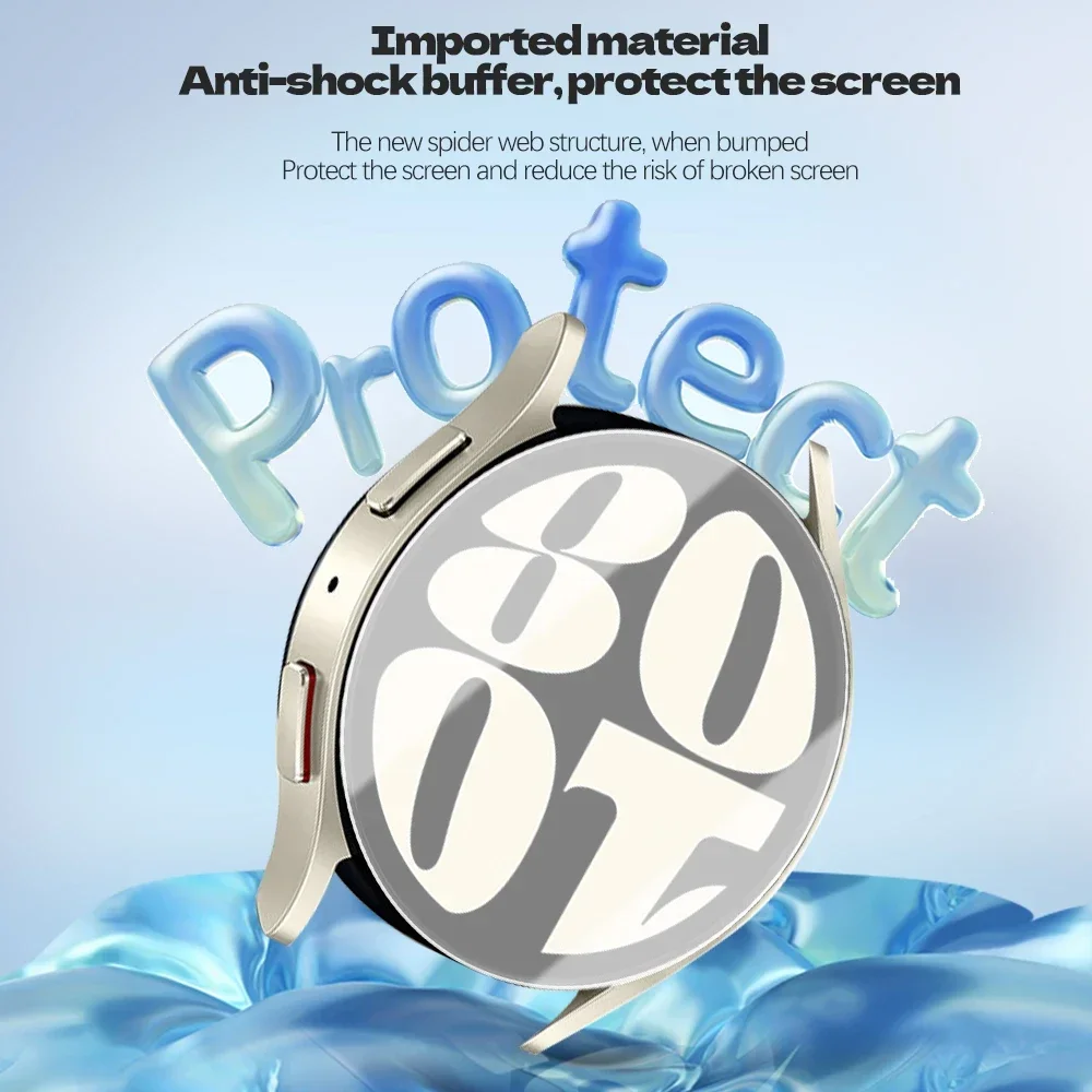 1-4PCS Screen Protector For Samsung Galaxy Watch 6 40 44 mm Classic 43mm 47mm Hydrogel Film Accessories Galaxy Watch 6 Not Glass