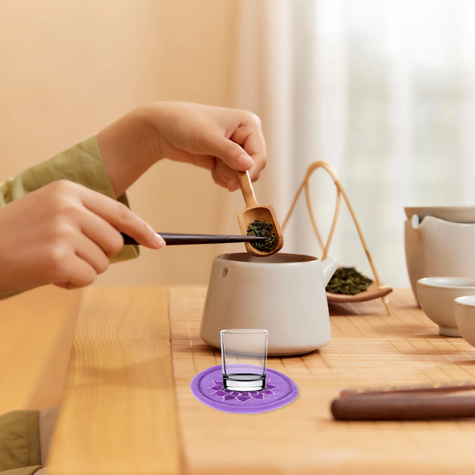 

7Pcs Singing Bowl Mat Tibetan Buddhism Art Craft Decoration Buddha Hall Meditation Sound Bowl Cushions Handmade Prayer