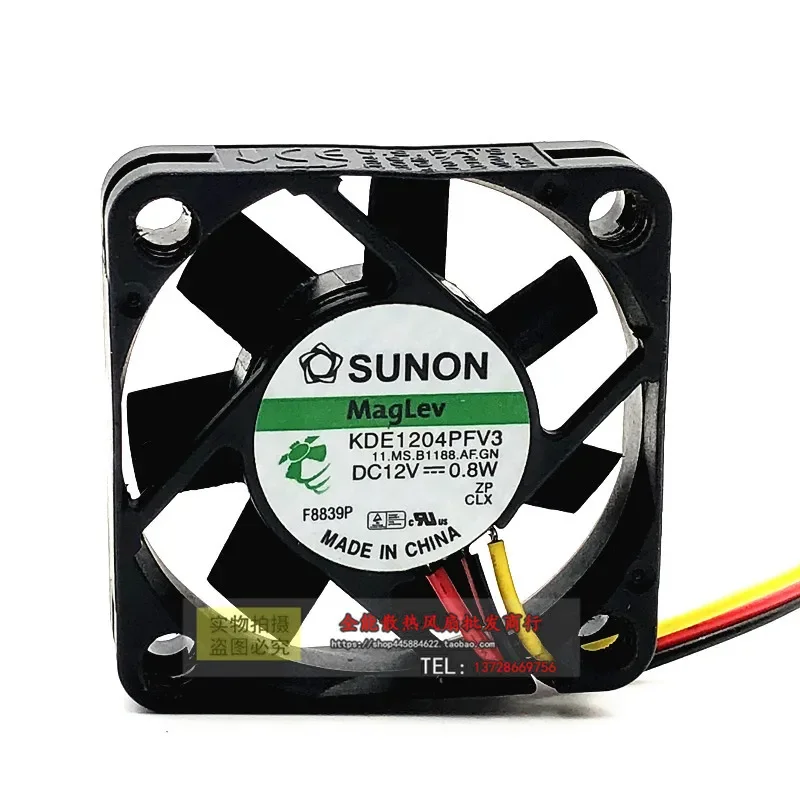 for SUNON KDE1204PFV3 12V 0.8W 4cm 4010 Silent North and South Bridge Power Cooling Fan