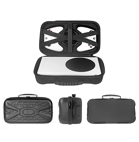 Imagen 2 del producto Bolsa para X Box Xbox Series S, consola de juegos, accesorios para mando, Estuche rígido, organizador de almacenamiento, Maleta de viaje