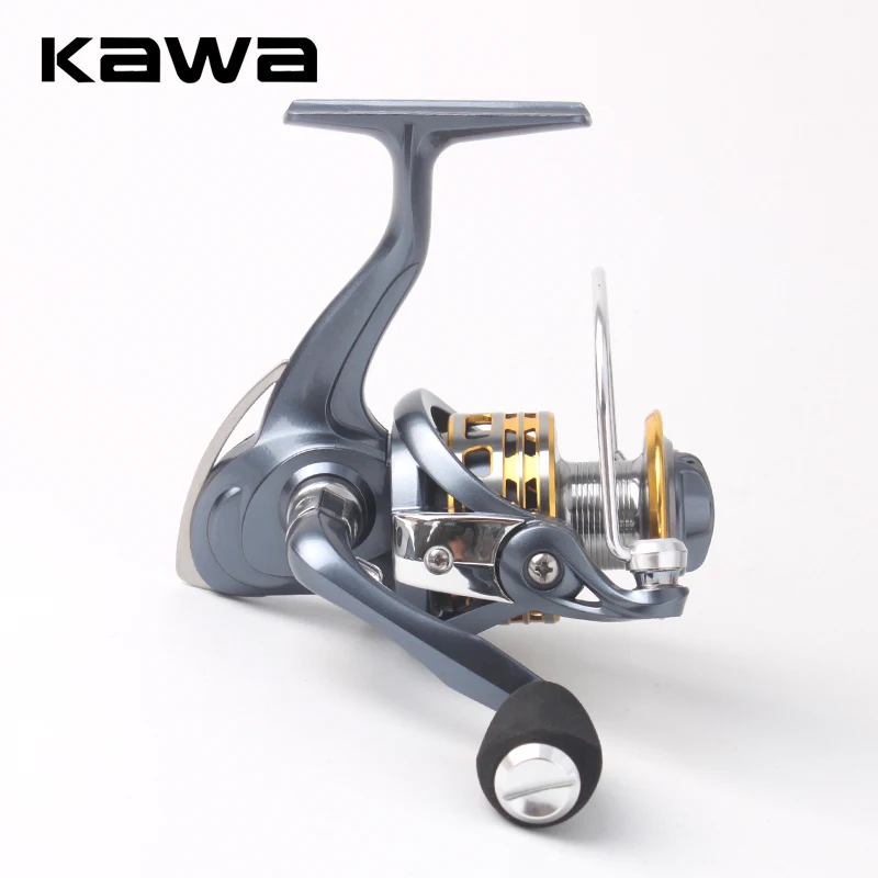 Kawa 1pc Spinning Fishing Reel For Promotion Ratio 5.2:1 Hawk Serie 9+1 Bearings Graphite Body Metal Spool EVA Knob Lower Price