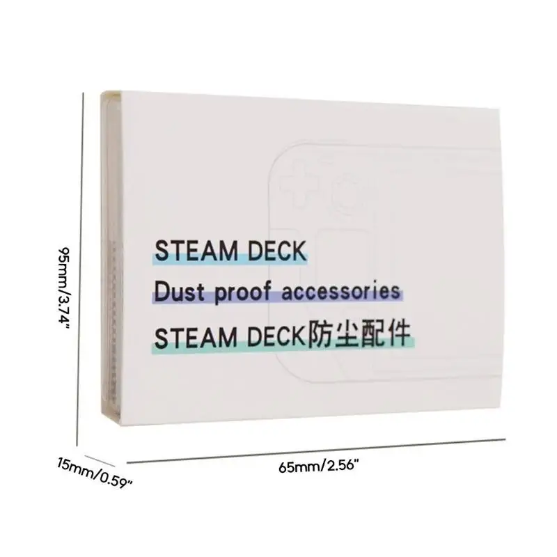 31BA 26 in 1 Gaming Accessories Set Host Protections Including Dust Filters & Button Trackpad Stickers for Steam Deck