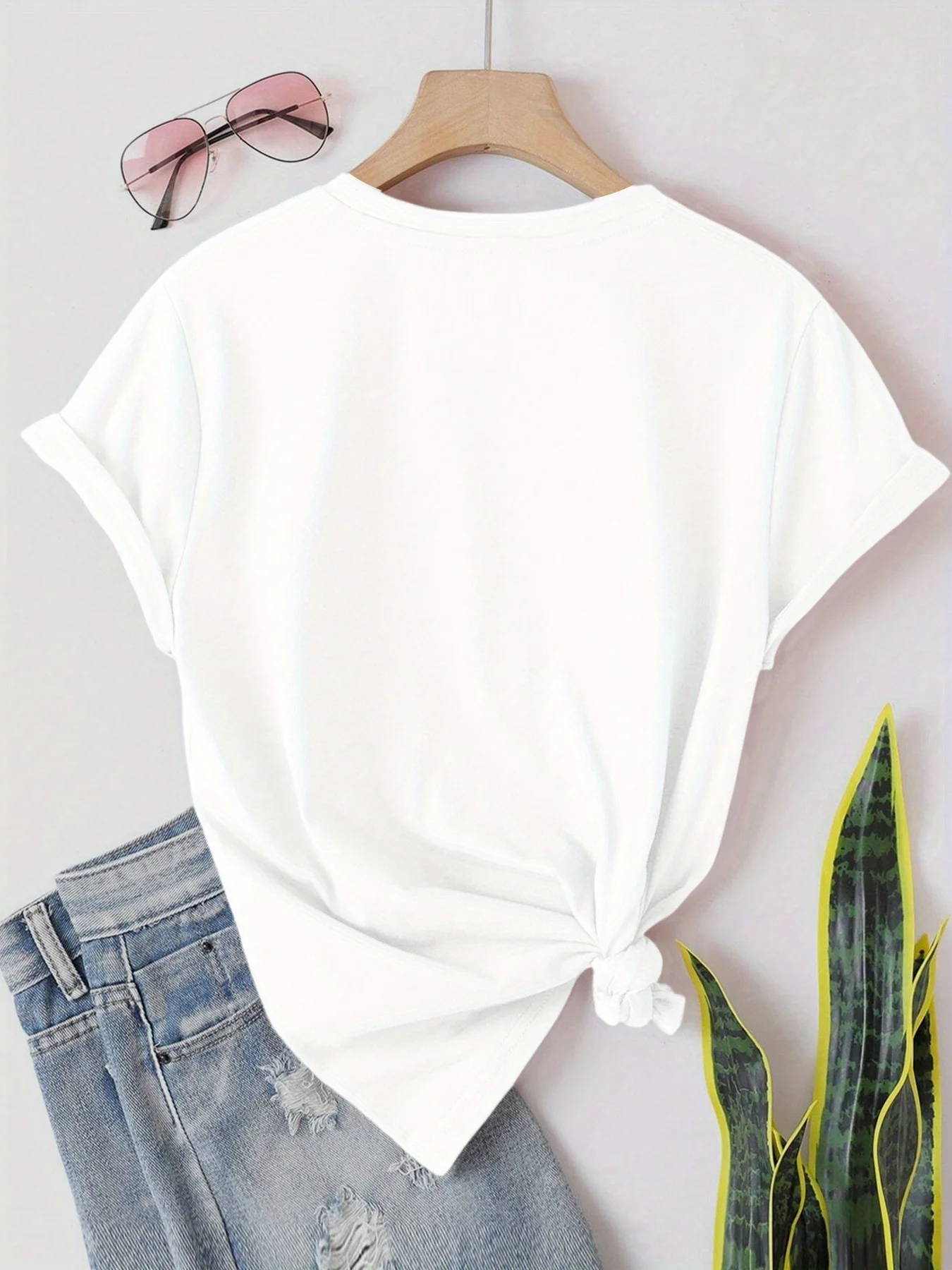 T-shirt à manches courtes imprimé grande taille pour femmes, ample et décontracté, doux, confortable et respirant, Sports de plein air