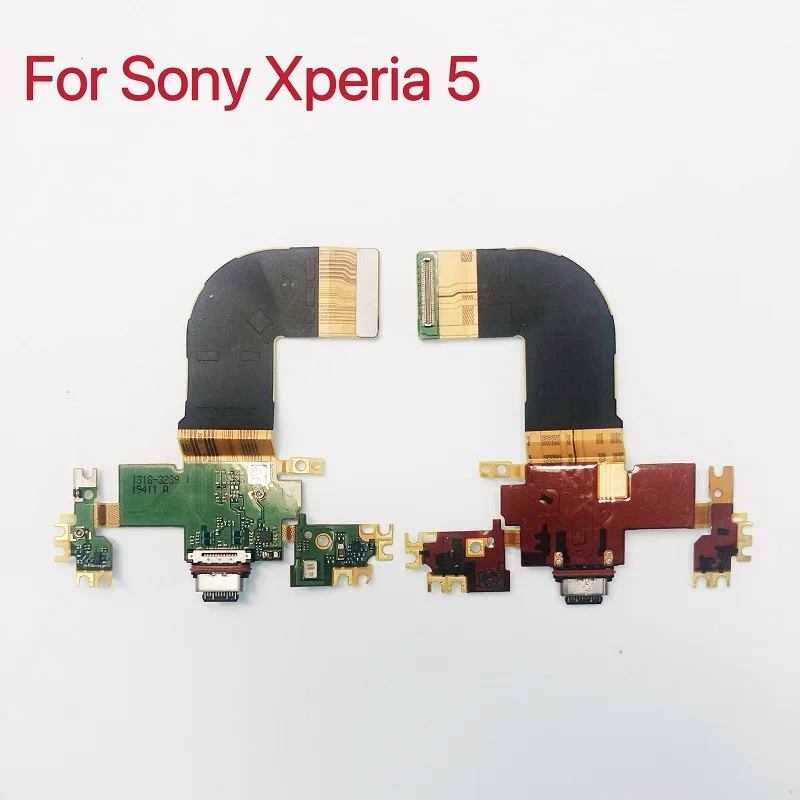 Type-C USB Charger Charging Port Charge Dock Connector Flex Cable For Sony Xperia 5 X5 J8210 J9210 Replacement