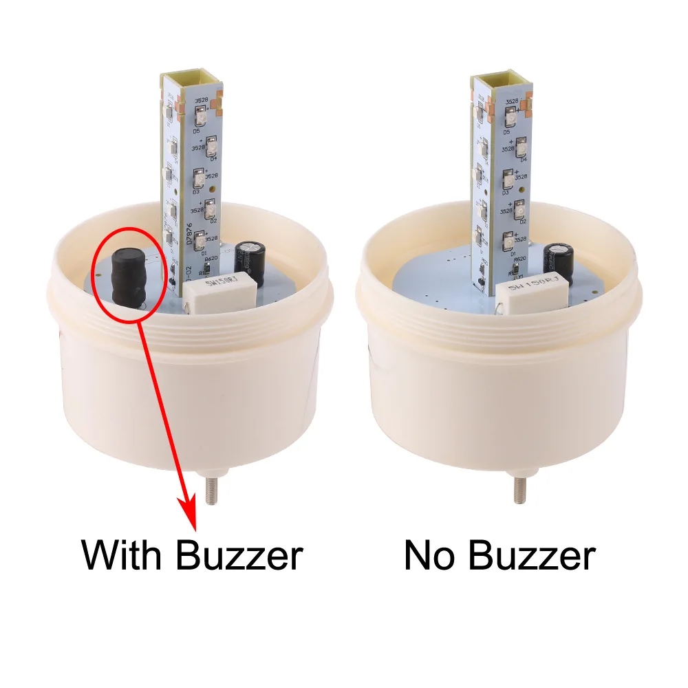 Imagem -04 - Industrial Audible Visual Alarme Buzzer Luz Rotativa Sinal Intermitente Lâmpada de Advertência Estroboscópio Sirene Indicadora Led Dc24v12v Lte1101j