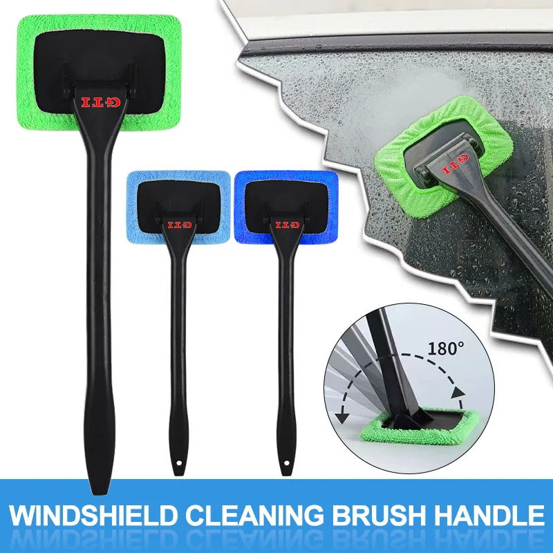 1PC Windschutzscheiben-Waschwerkzeug Fensterreinigungsbürsten-Set Zubehör Emblem für VW GTI Lavida POLO Tiguan Passat Golf EOS Scirocco