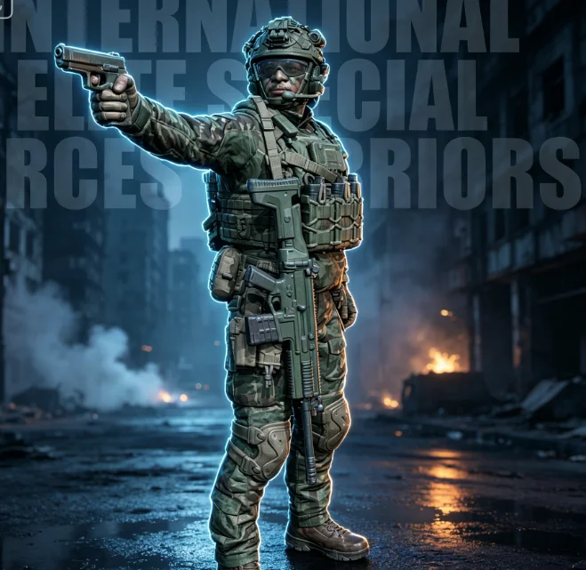 The height of man 25mm 28mm 50mm Resin soldier kits Need to self draw and assemble（3D Printing ）TDPM-45/3D