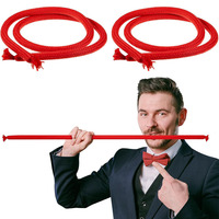 Magic Rope Comedy Prop Flexible Stiff Illusion Trick for Stage Close-Up Beginners Visual Gags Funny Performance Skills JXB