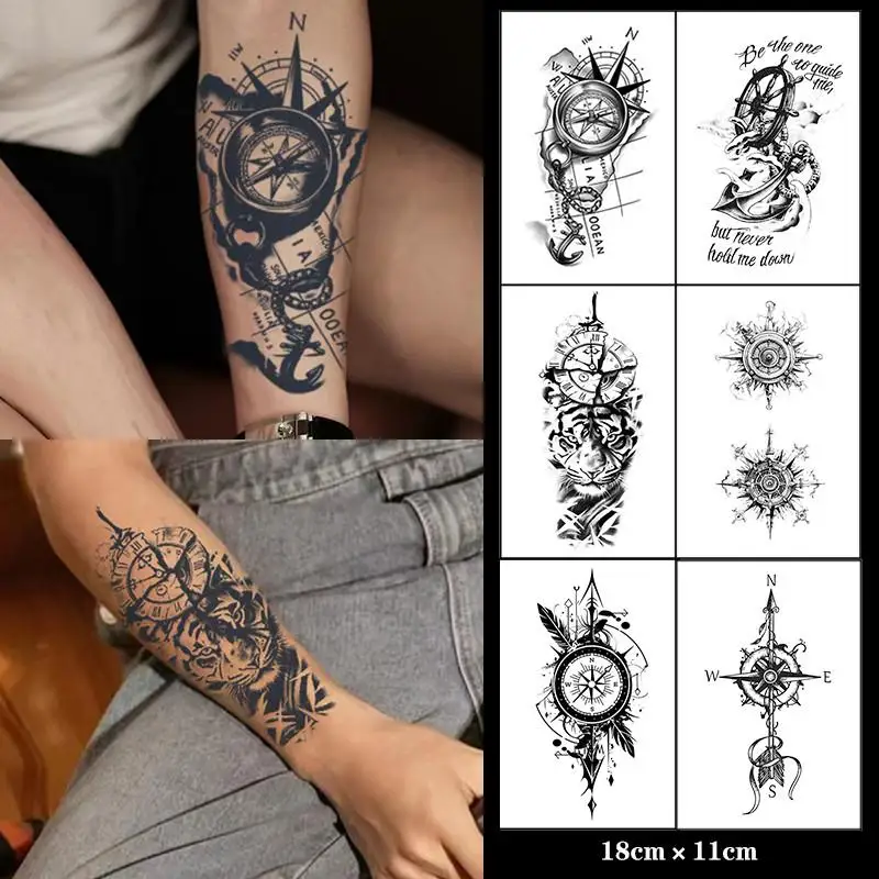 

Long-Lasting 15 Days,Waterproof Temporary Tattoos for Men Women,Geometry Tattoo Stickers,Semi-Permanent Fake Tattoo