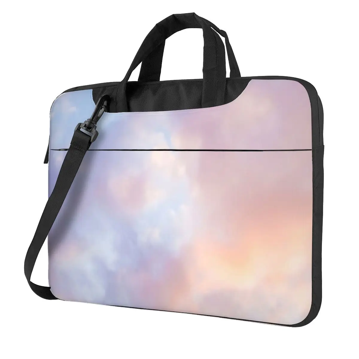 

Pink Sky Crossbody Laptop Bag Case Computer Bag Resistant Protective Notebook Pouch for Macbook Pro Lenovo