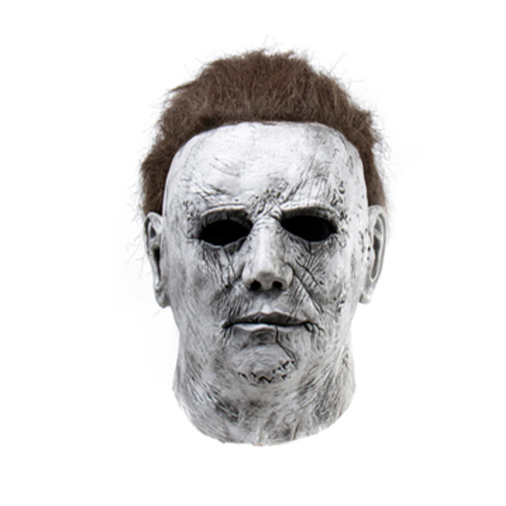 

Halloween Michael Myers Mask Cosplay Headwear Masks For Men Old-fashioned Collection Horror Killers Party Man Costume Props