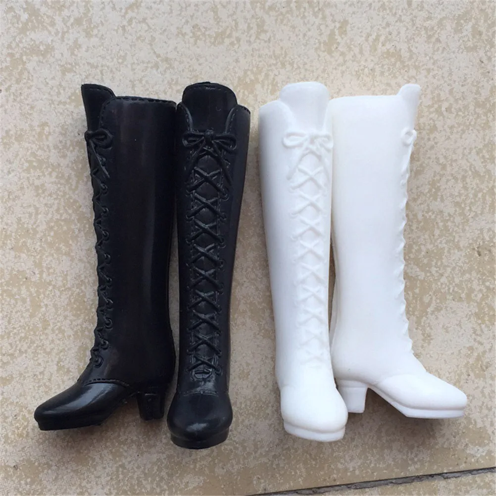 1Pair Doll Cute Long Boots Fashion Shoes For Doll Accessories  Sent Randomly 2Colors