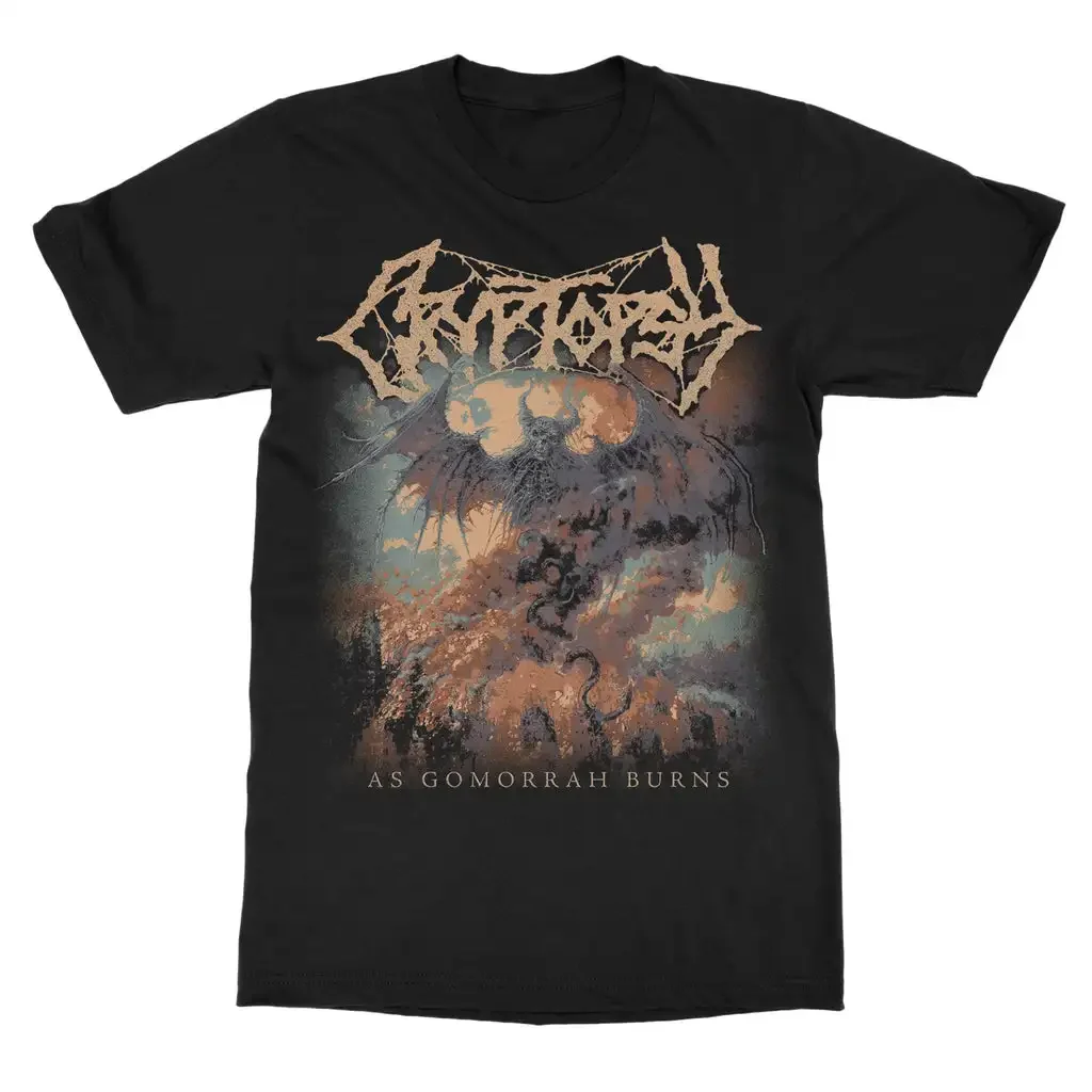New Cryptopsy Graphic Cotton Band Shirt Unisex Summer Short Sleeve Fashion Brand Tee Luxury Casual Vintage Tees