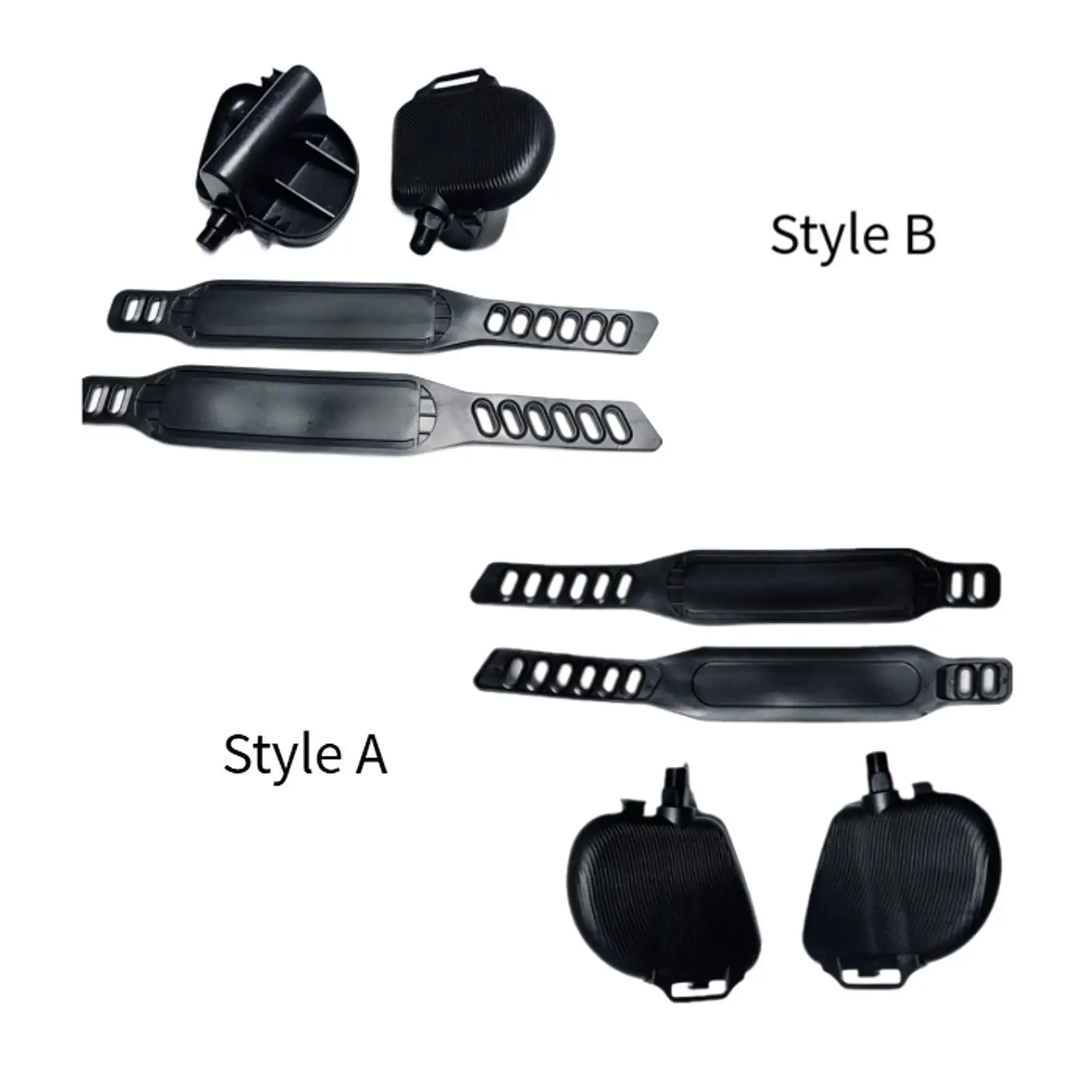 Exercise Bike Pedals Easy to Install Multifunction Versatile Men Women Accessories Stationary Bike Pedals for Indoor Home Gym