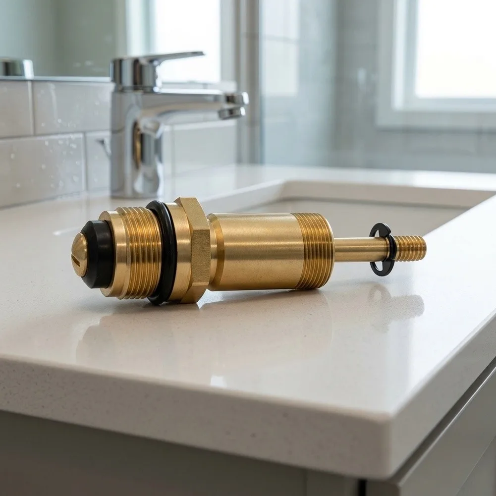 Brass Unloader Valve Cartridge For Pressure Washer Pump Replacement Repair Part High Pressure Cleaning Machine Plumbing Fixture