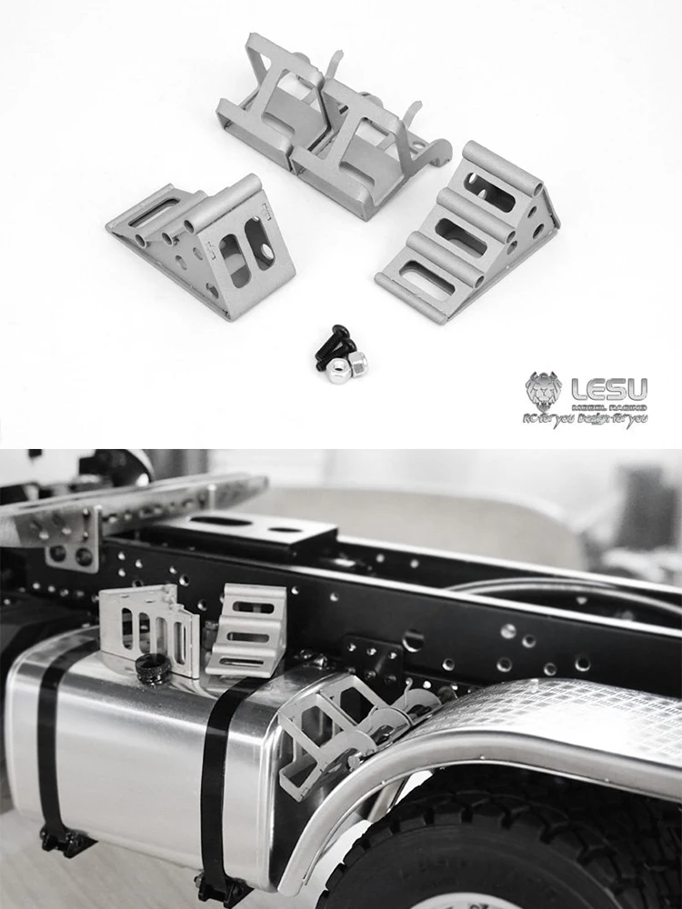 LESU Metallrad-Antirutschstopper für MAN Spielzeug für Tamiya 1/14 RC Dumper Traktor LKW Modellauto Th08018 RC Zubehör – Detail 7