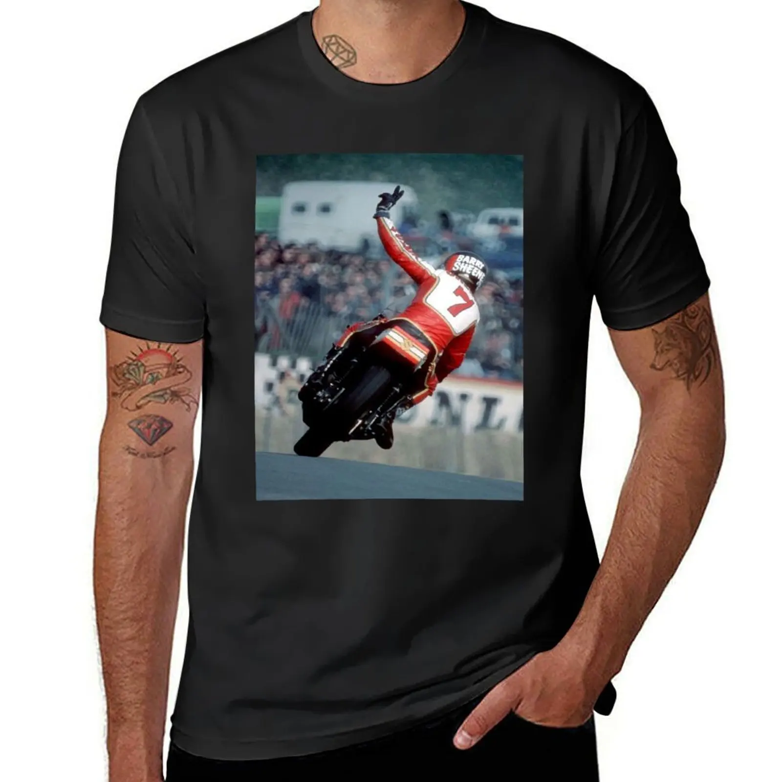 Barry sheene T-Shirt summer top plus size tops tops funnys mens big and tall t shirts