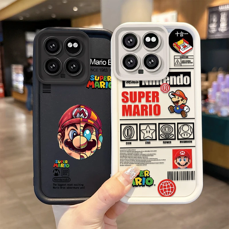 Super M-Mario B-Bros Case For Xiaomi Poco X7 X6 X5 X3 F6 F5 NFC F3 M6 Pro 4G Mi 13 12 11 Lite 5G 14 13T 12T 11T 14T Pro Cover