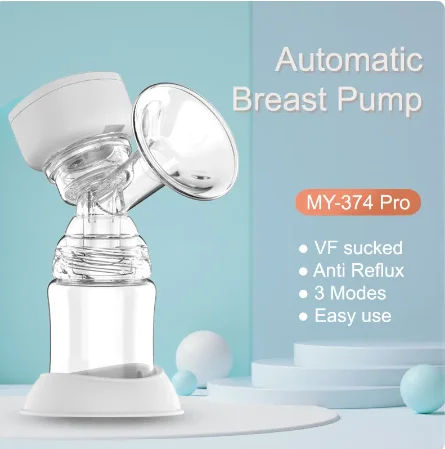 Electric Breast Pump Breast Massager Milk Feeding Collector Portable Baby Breastfeeding Bottle Lactation Silent Milk Extractor