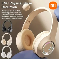 Xiaomi Bluetooth Headphone Wireless Headset The Ear High Fidelity Bass Stereo With Microphone Music Gaming Foldable Headsets